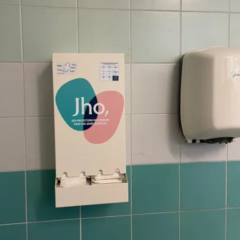 verdeelautomaten gratis menstruatieproducten